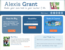 Tablet Screenshot of alexisgrant.com